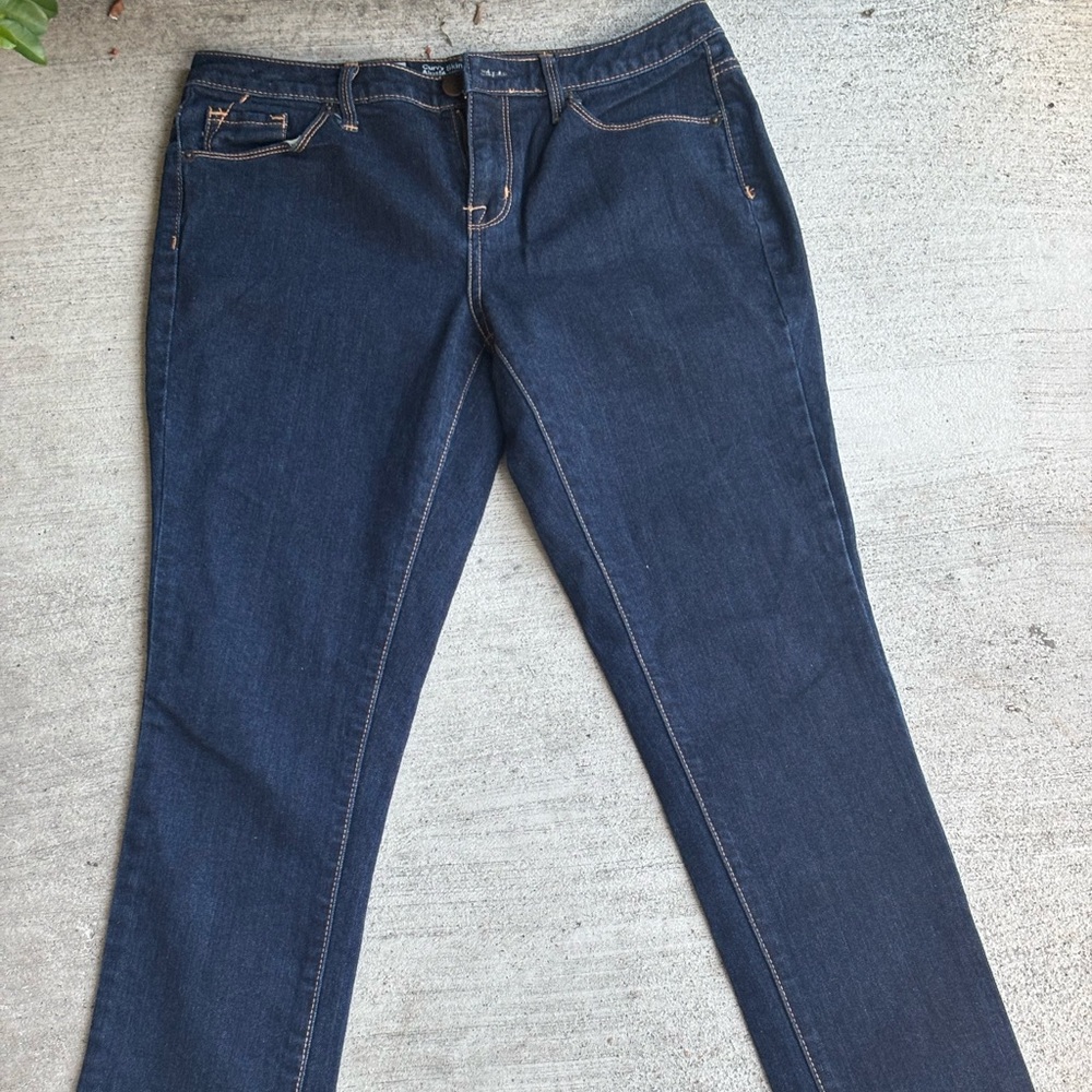 Mossimo Supply Co. Dark Blue Straight Leg Jeans